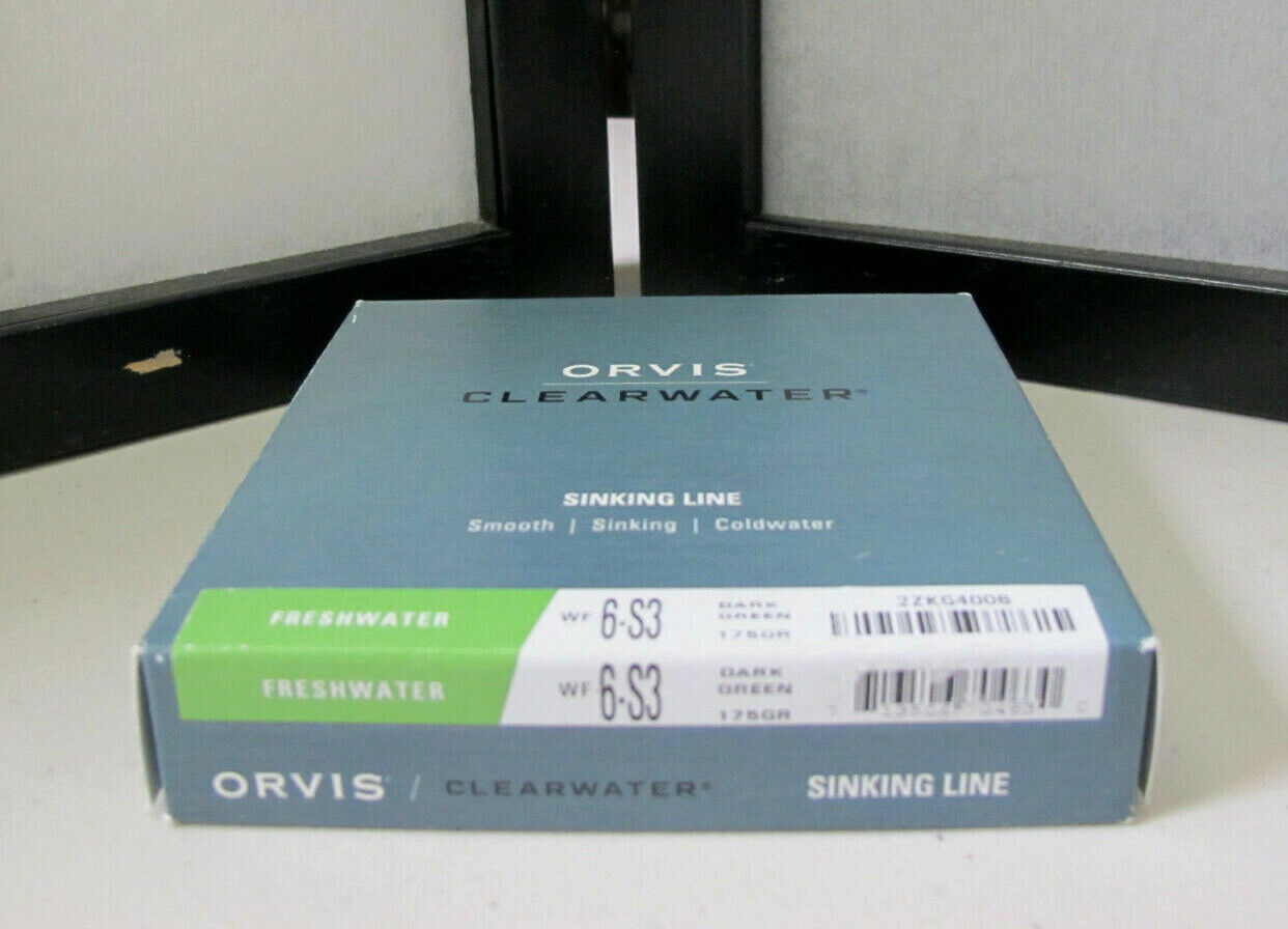 Orvis Clearwater Type III Sinking Fly Line Dark Green WF6-S3