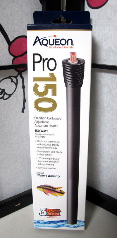 Aqueon PRO 150W Adjustable Aquarium Heater Up to 55 Gallons