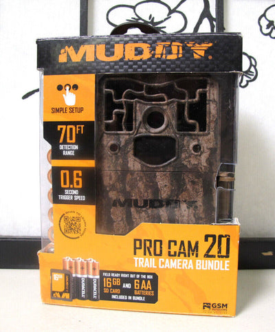 Muddy Pro-Cam 20MP Trail Camera Bundle MUD-MTC600