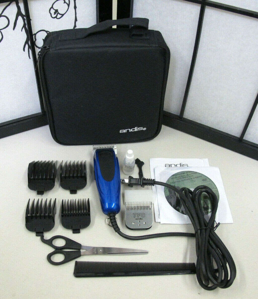 Andis EasyClip Versa Interchangeable Blade Clipper Kit - Blue