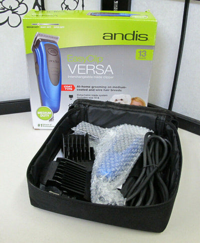 Andis EasyClip Versa Interchangeable Blade Clipper Kit - Blue
