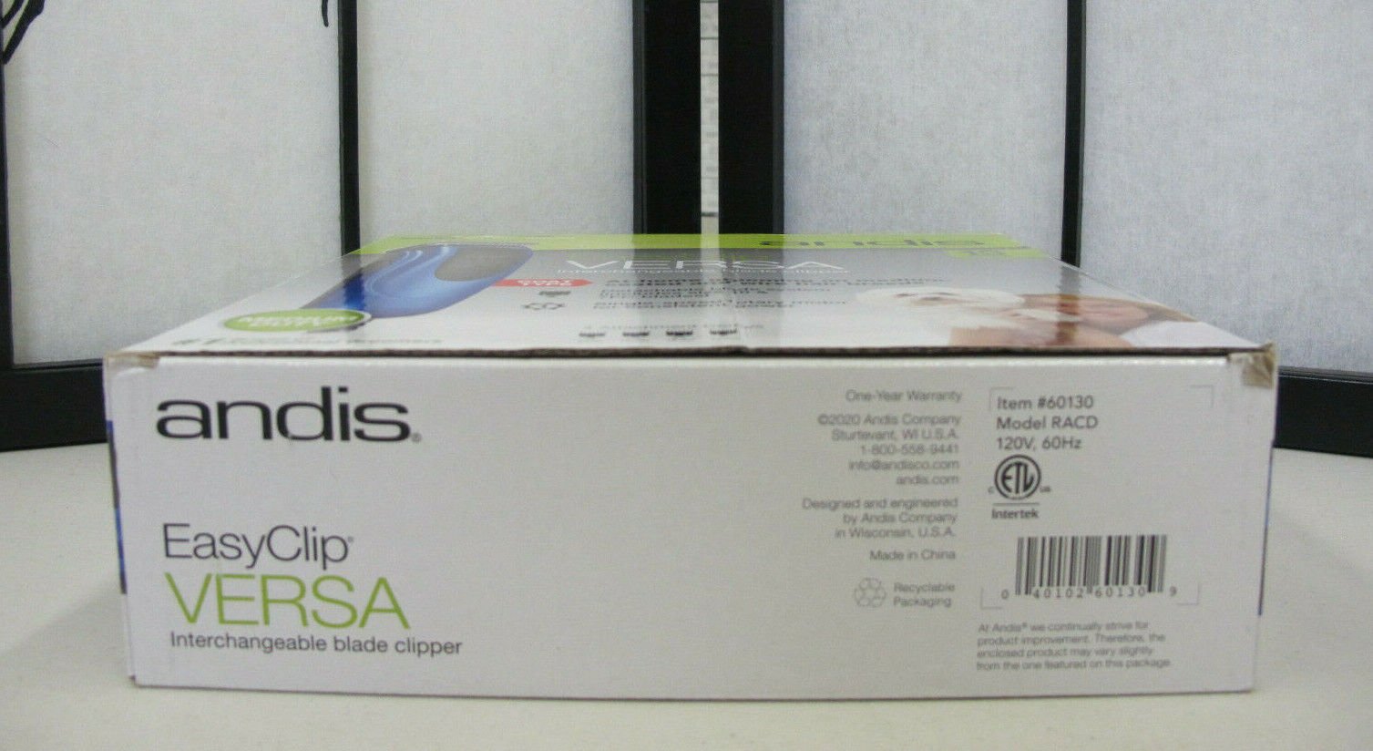 Andis EasyClip Versa Interchangeable Blade Clipper Kit - Blue - MagsTag