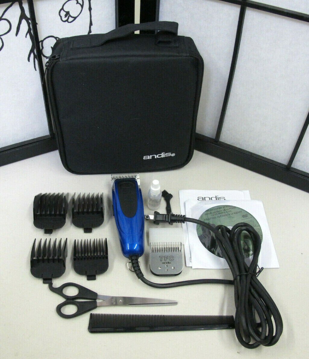 Andis EasyClip Versa Interchangeable Blade Clipper Kit - Blue - MagsTag