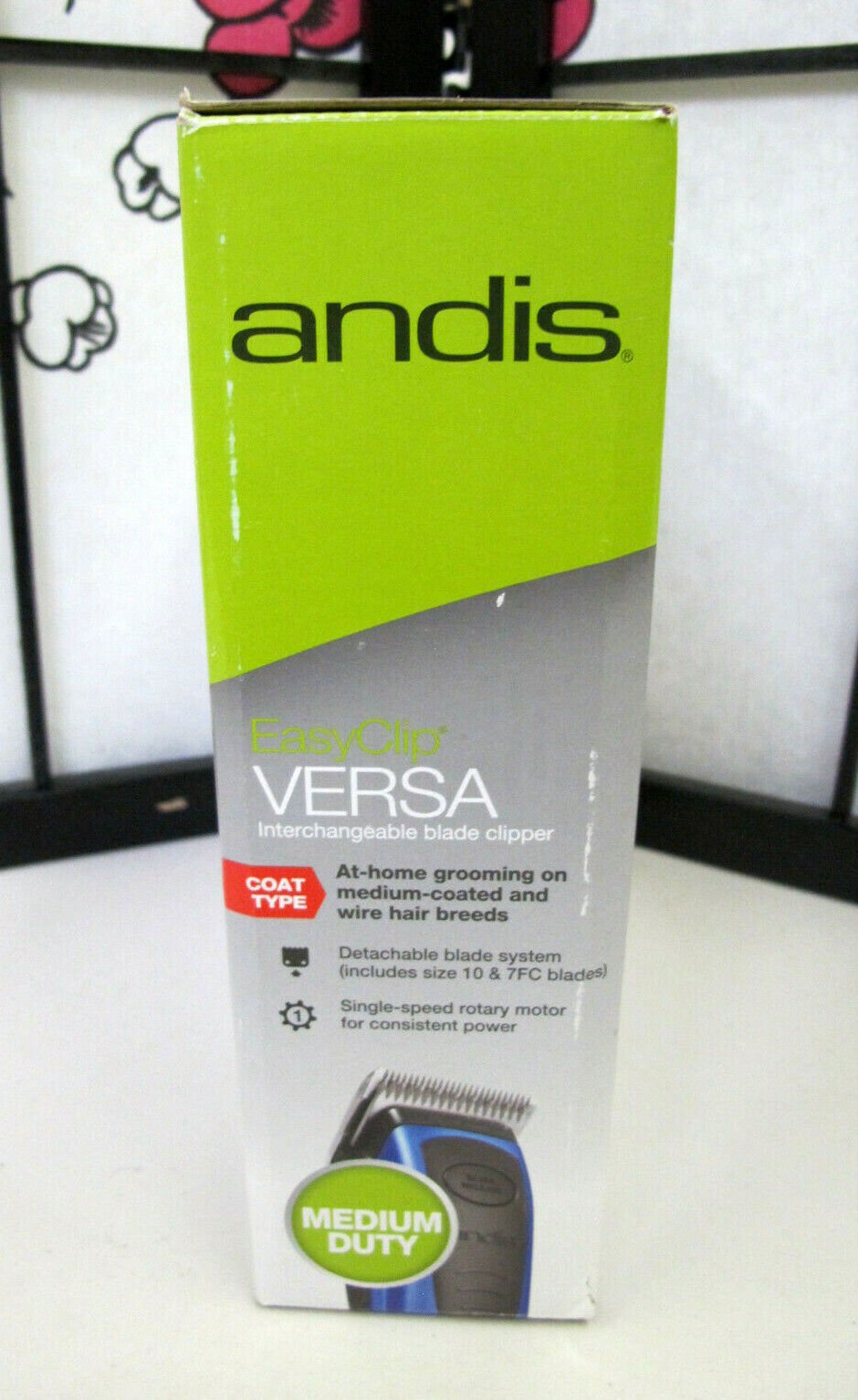 Andis EasyClip Versa Interchangeable Blade Clipper Kit - Blue - MagsTag