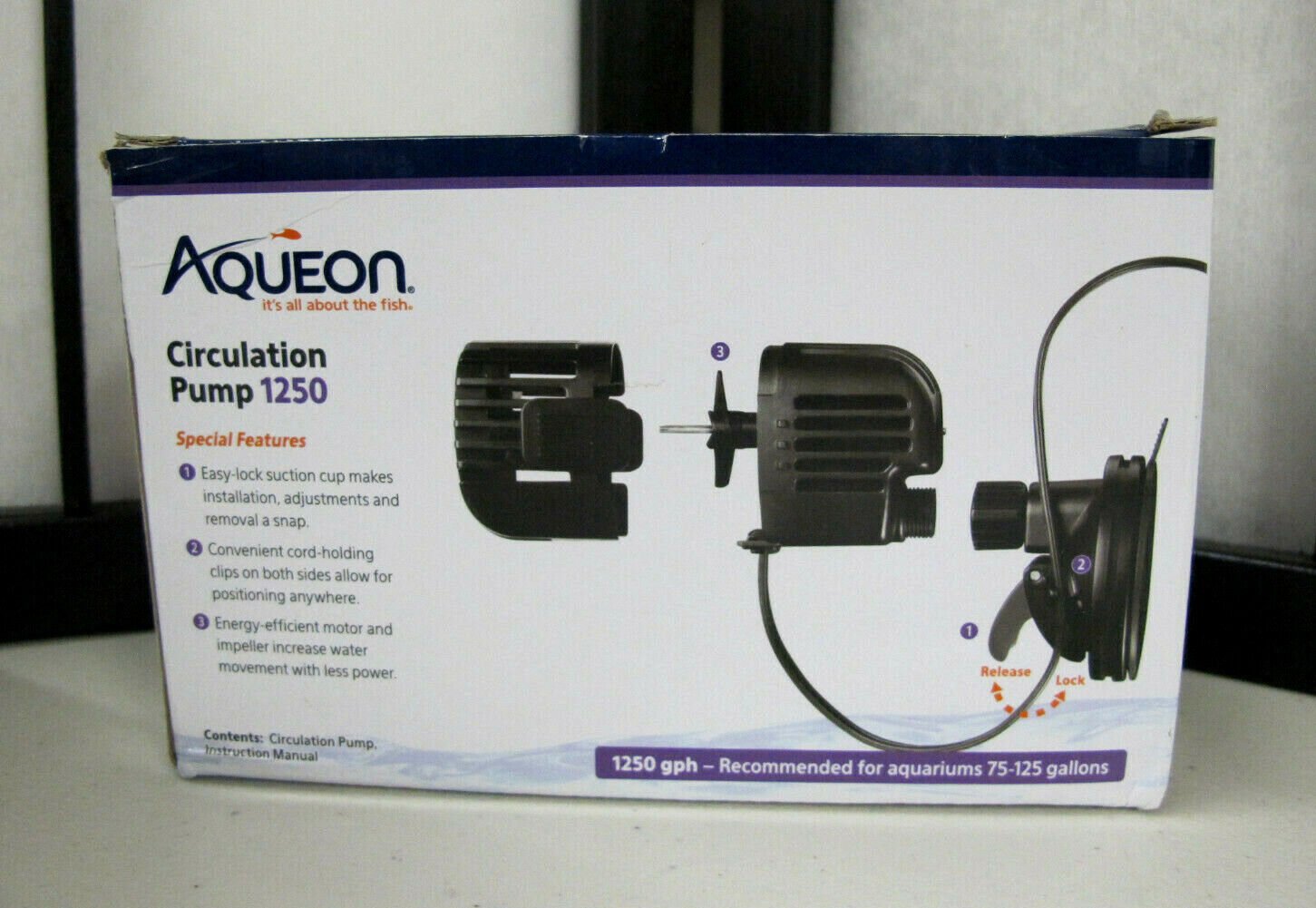 Aqueon Freshwater & Saltwater Circulation Aquarium Pump 1250 GPH - MagsTag