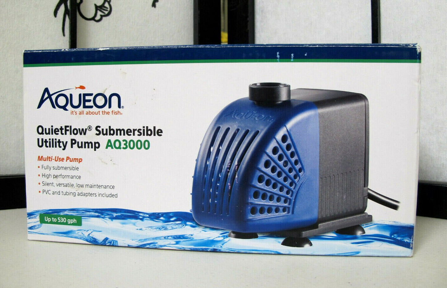 Aqueon QuietFlow Submersible Utility Pump AQ3000 - MagsTag