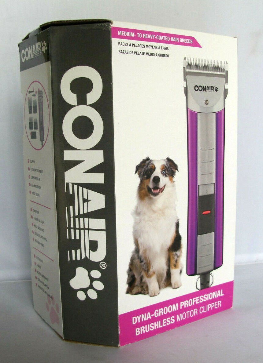Conair Dyna Groom Professional Brushless Motor Single Speed Pet Clipper PS96TP - MagsTag