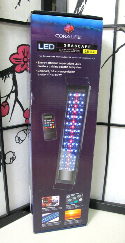 Coralife Seascape LED Aquarium Light Adjustable 18 - 24" L - MagsTag