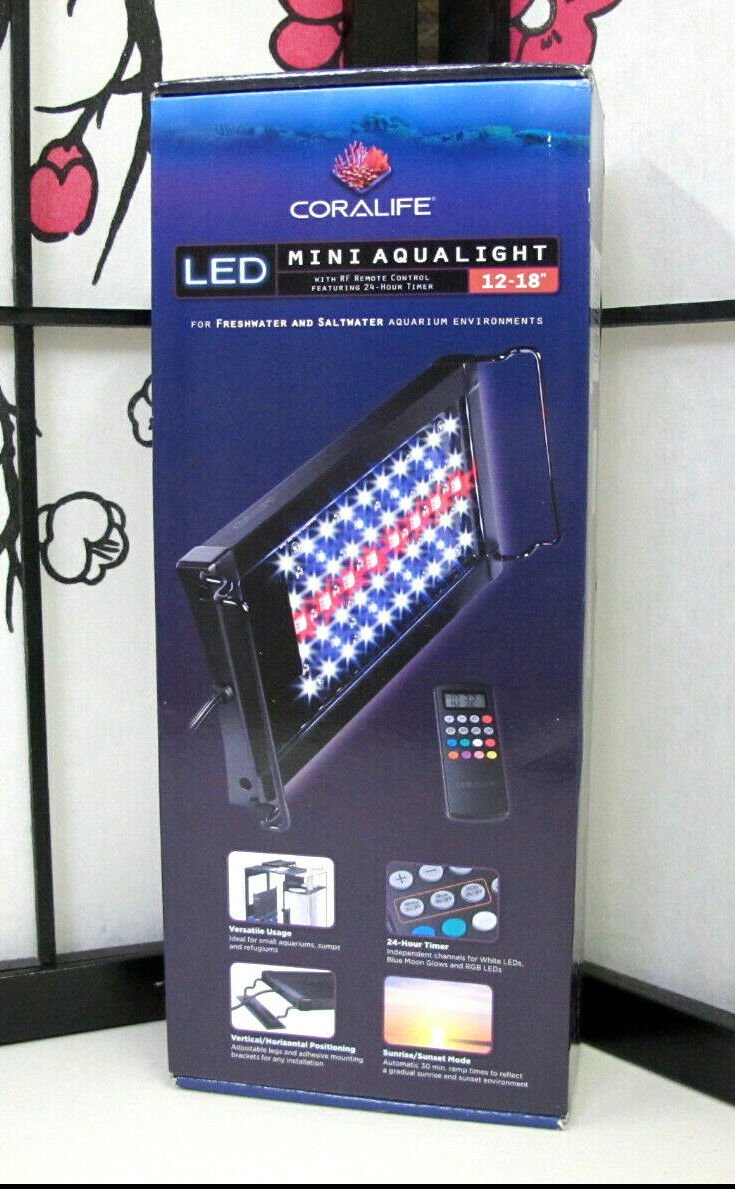 Coralife Seascape Mini LED Aqualight 12" - 18" L - MagsTag