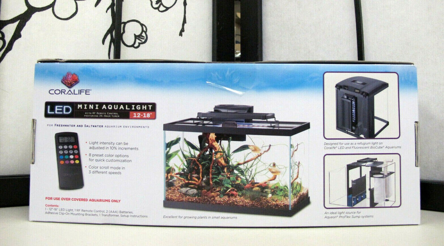Coralife Seascape Mini LED Aqualight 12" - 18" L - MagsTag