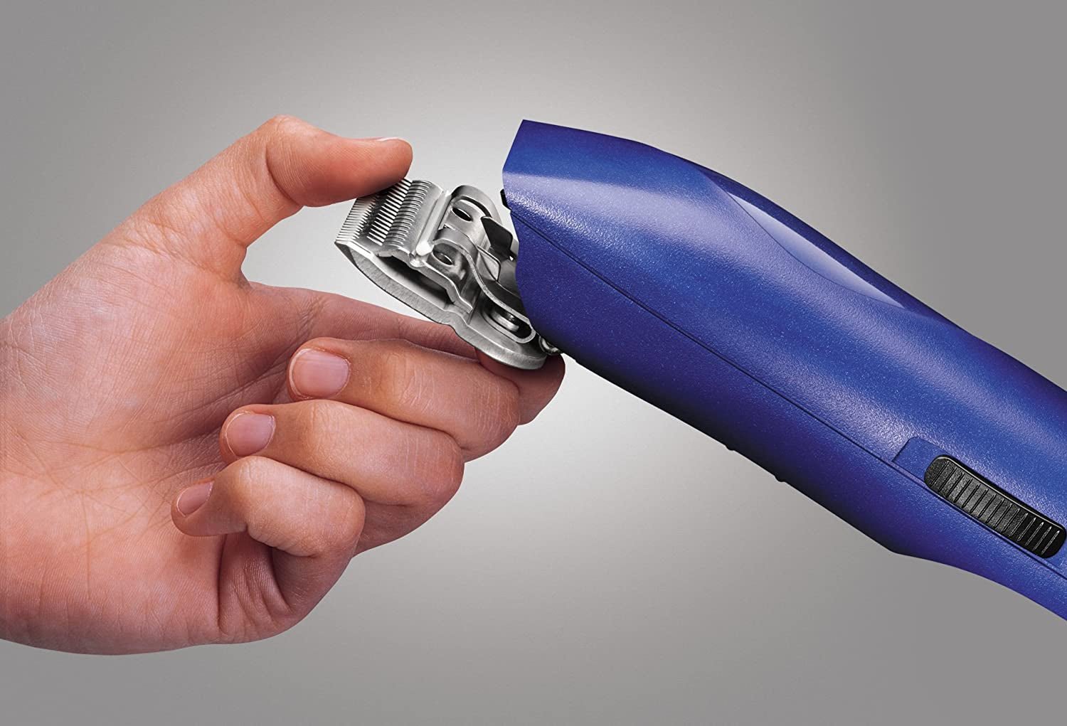 Easyclip Pro - Animal 7 - Piece Detachable Blade Clipper Kit, Animal/Dog Grooming, Blue, MBG - 2 (21485) - MagsTag