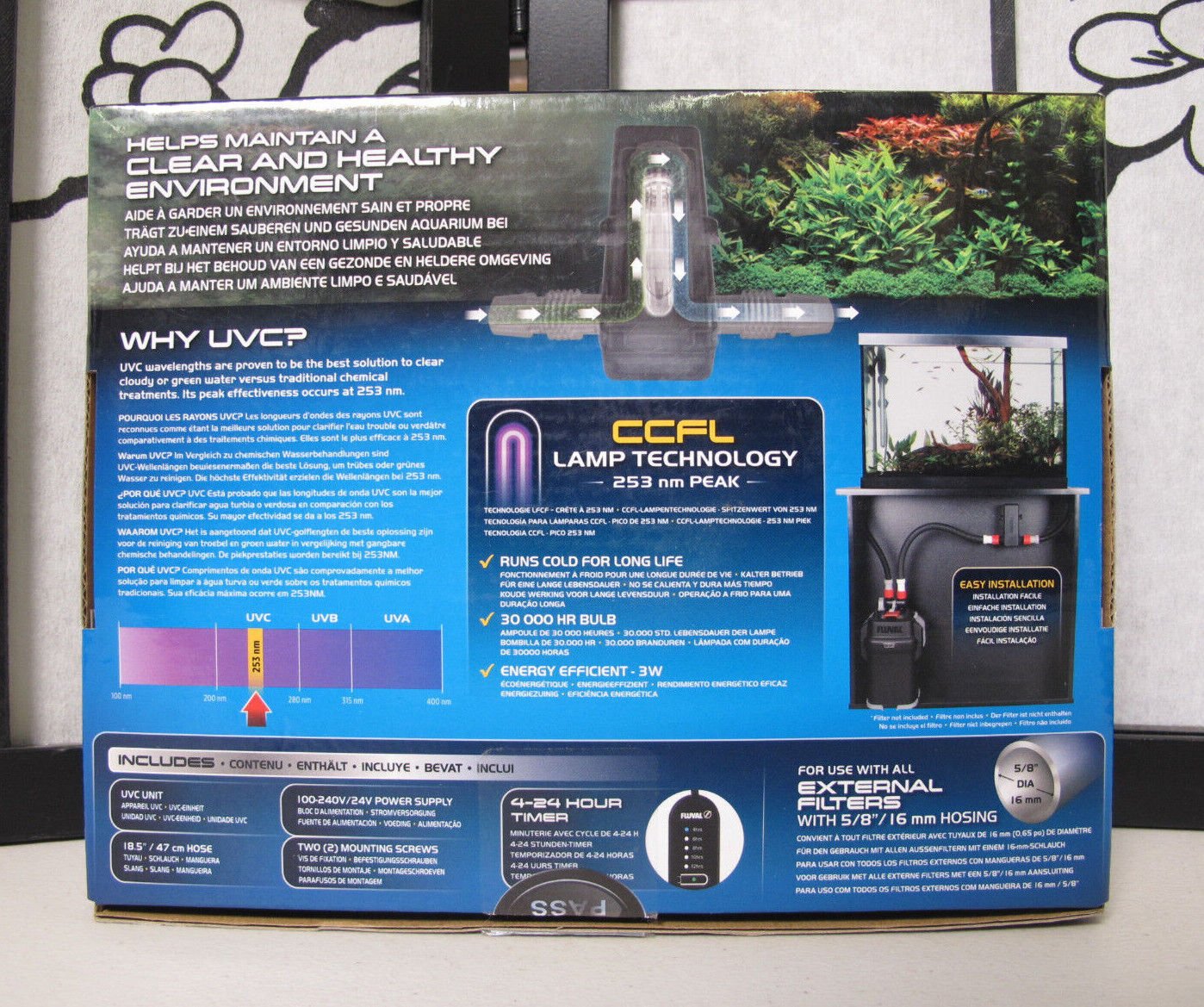 Fluval UVC In - Line Clarifier Up To 100 GAL - MagsTag