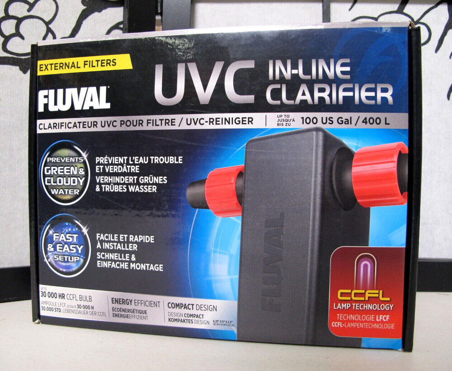 Fluval UVC In - Line Clarifier Up To 100 GAL - MagsTag