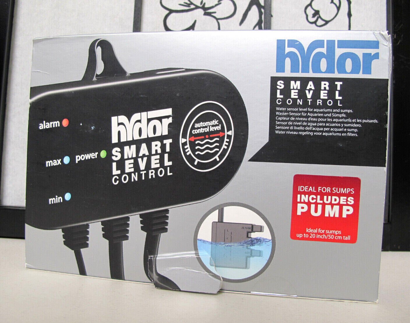 Hydor Smart Water Level Control with Pico Pump 70 GPH Ideal For Sumps - MagsTag