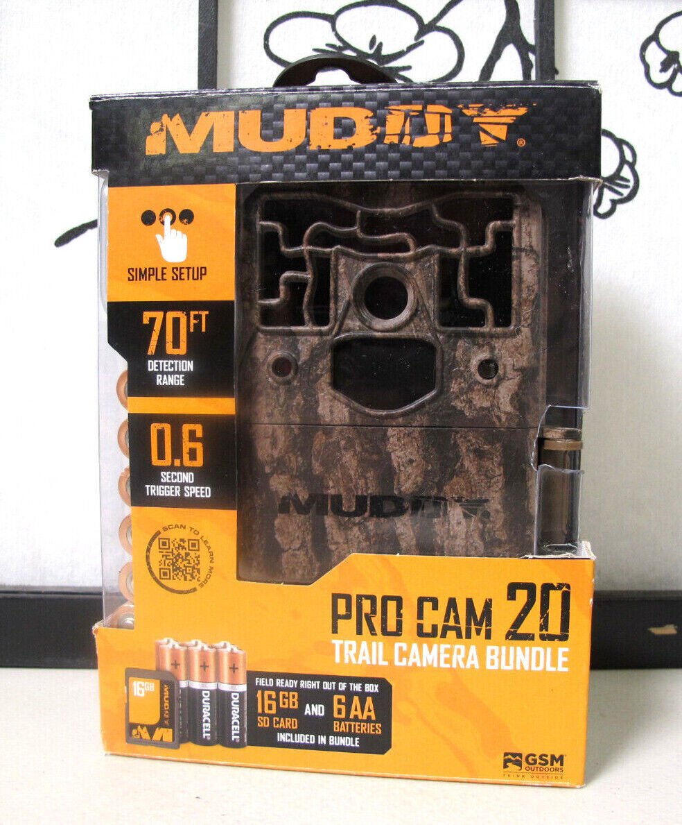 Muddy Pro - Cam 20MP Trail Camera Bundle MUD - MTC600 - MagsTag