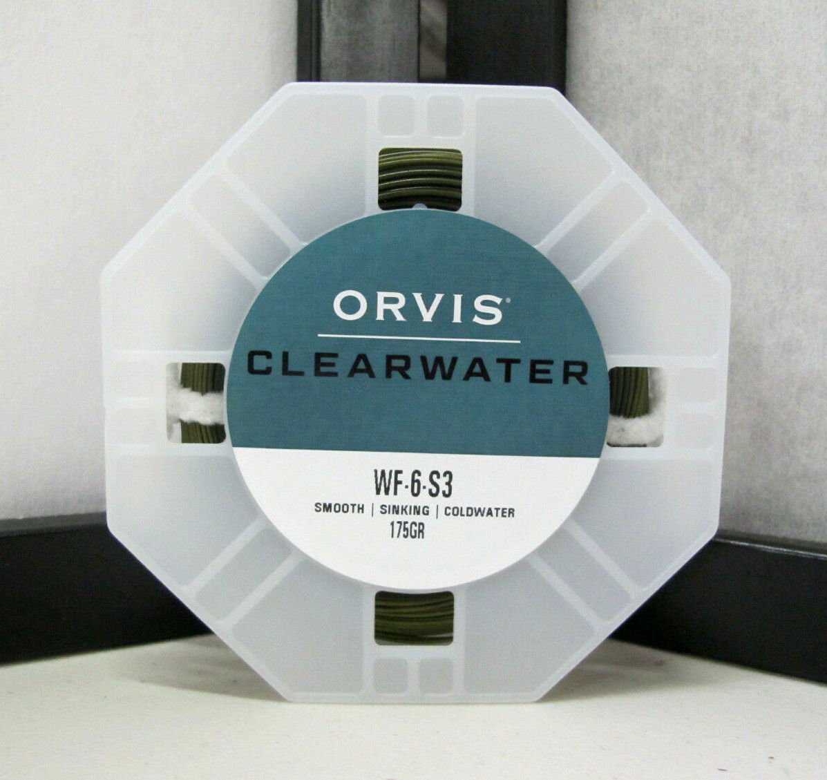 Orvis Clearwater Type III Sinking Fly Line Dark Green WF6 - S3 - MagsTag