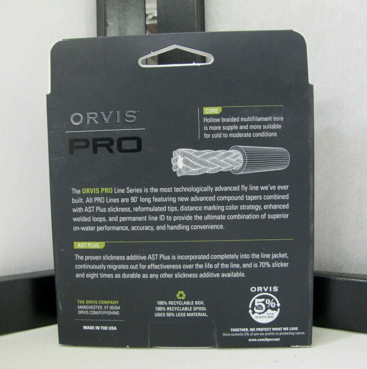 ORVIS Pro "Depth Charge" 3D Smooth Fish Line 300 Weight - MagsTag