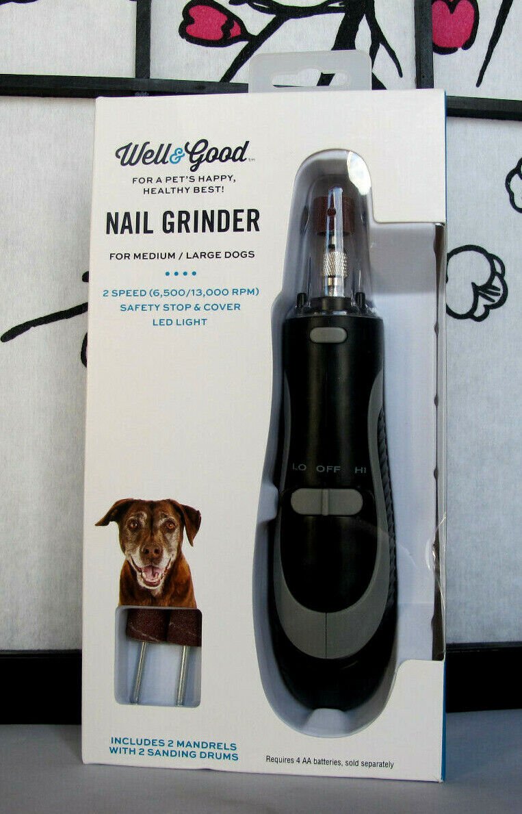 Well & Good WGNO1 Nail Grinder for Medium and Large Dogs - MagsTag