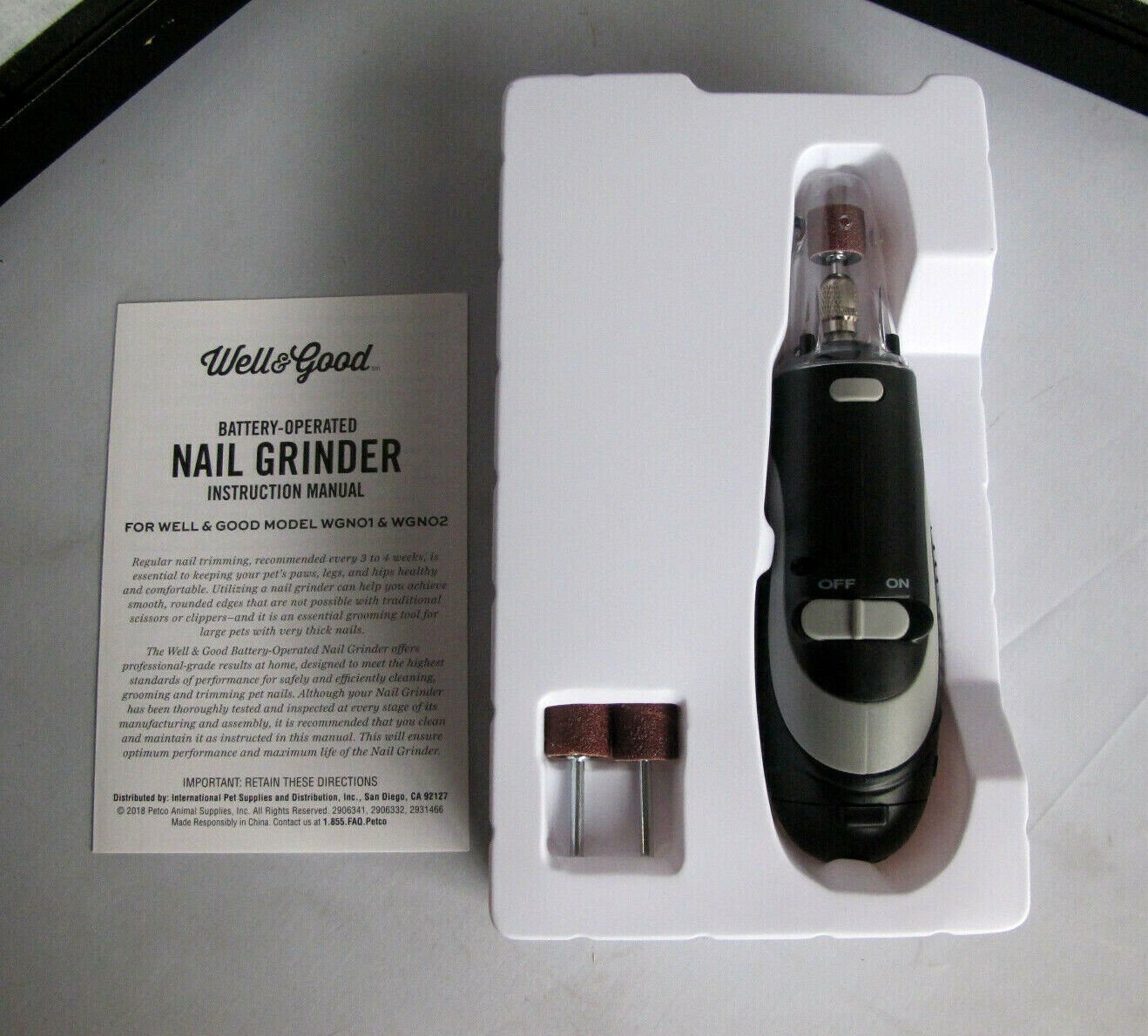 Well&Good WGNO2 Nail Grinder for Cats - MagsTag