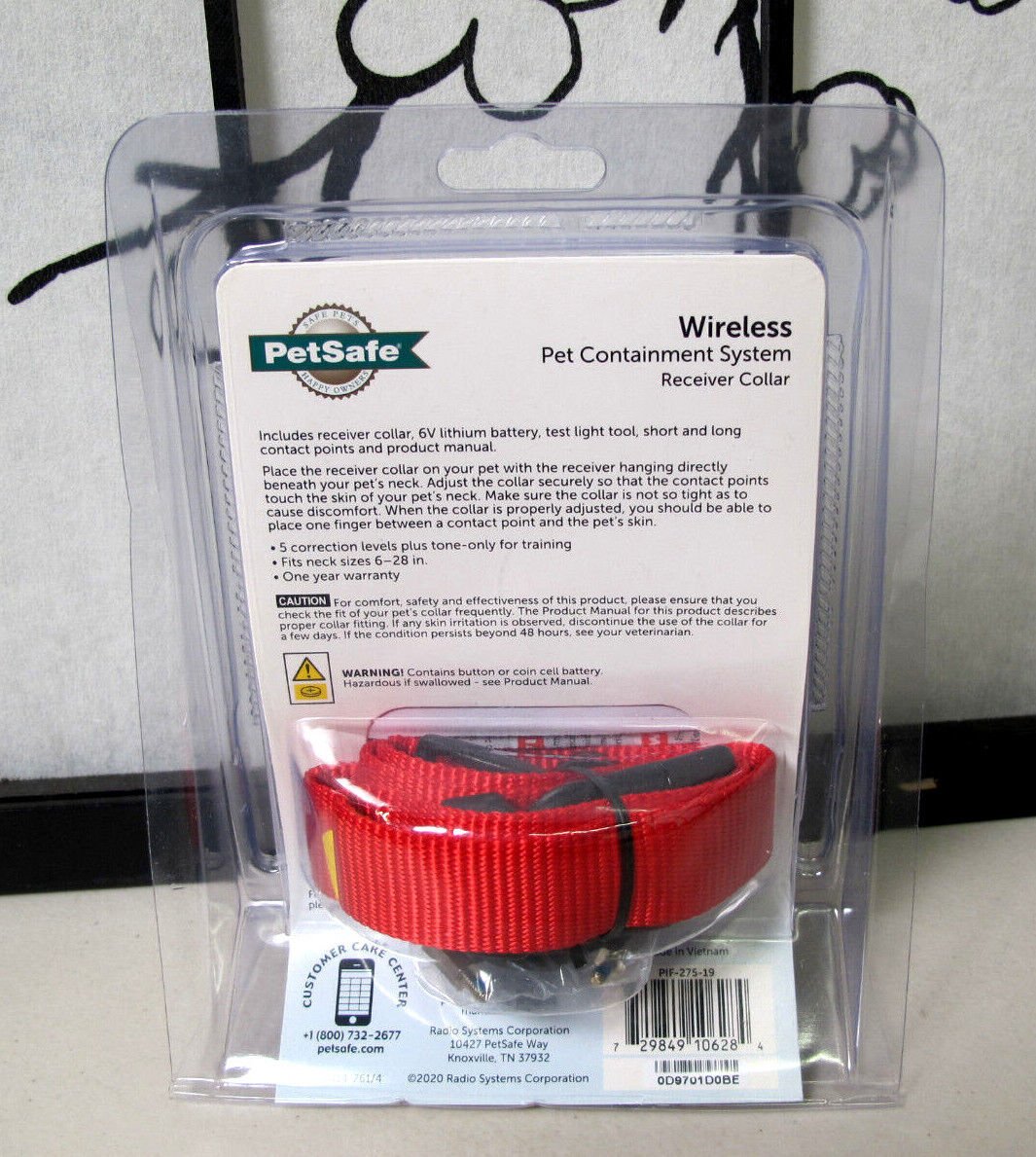 Wireless Pet Containment System Receiver Collar PIF - 275 - 19 - MagsTag