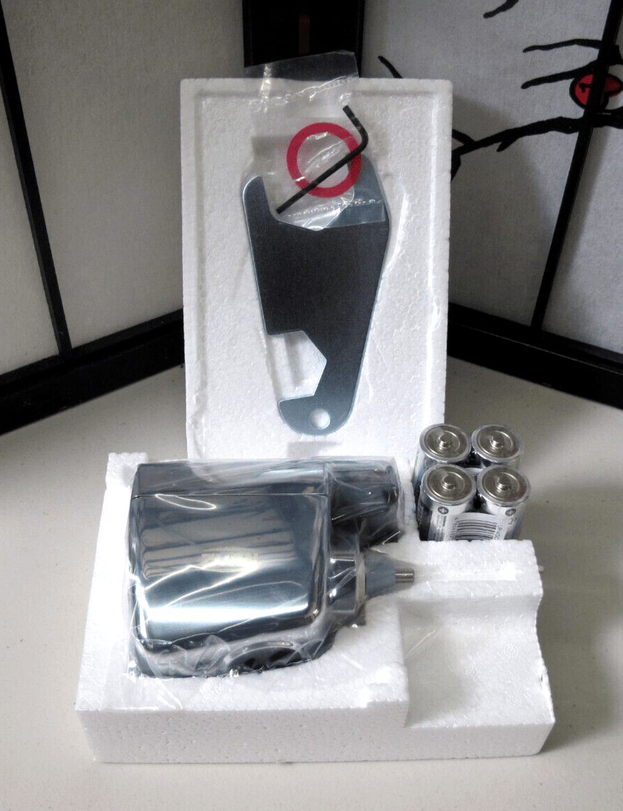 Zurn AquaSense E - Z Flush Sensor Retrofit Kit with Metal Cover in Chrome - MagsTag